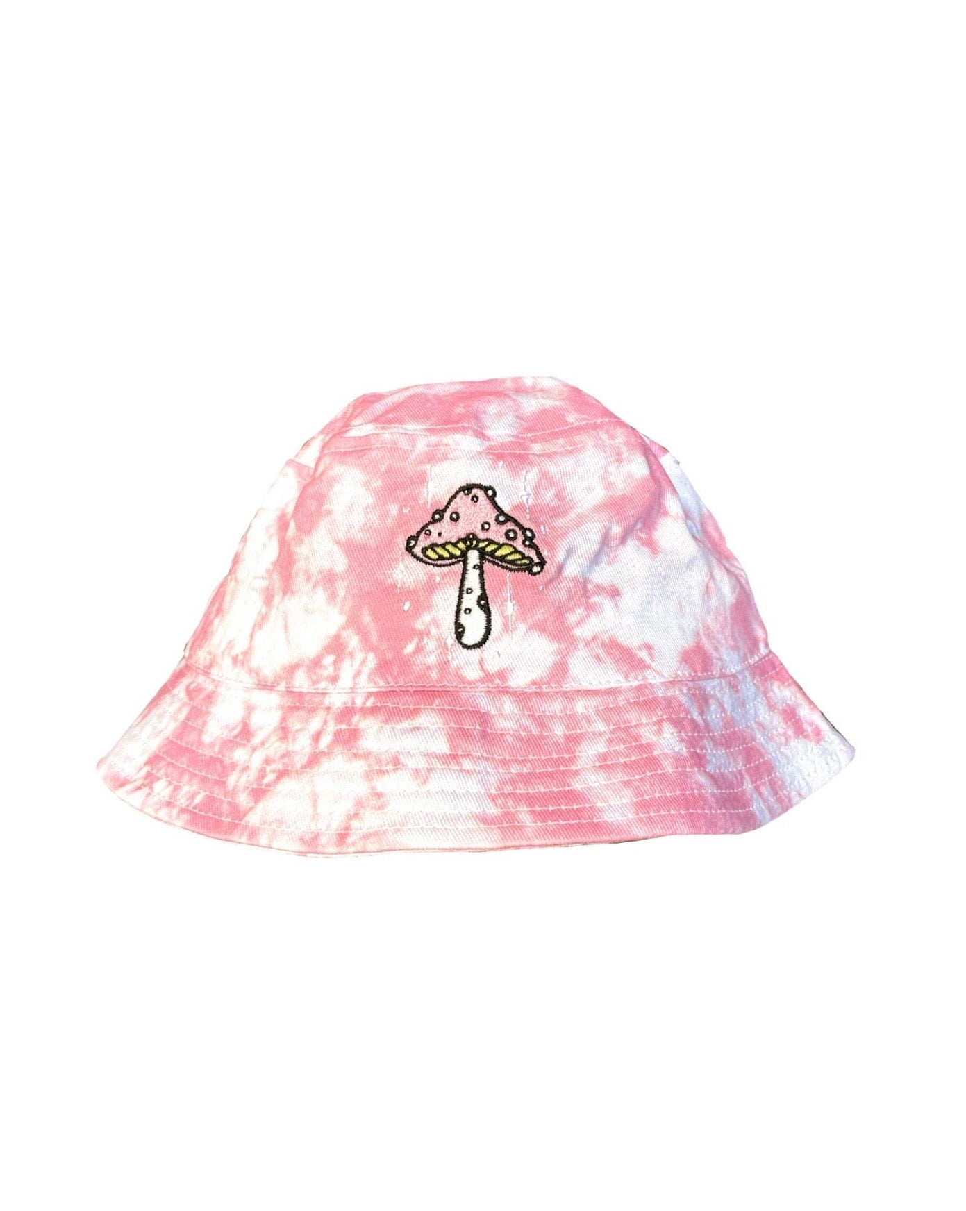 Light Pink Tie Dye Cotton Bucket Hat