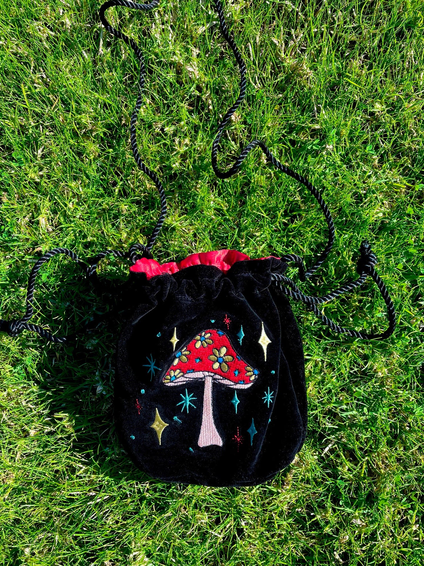 Velvet Mushroom Bag
