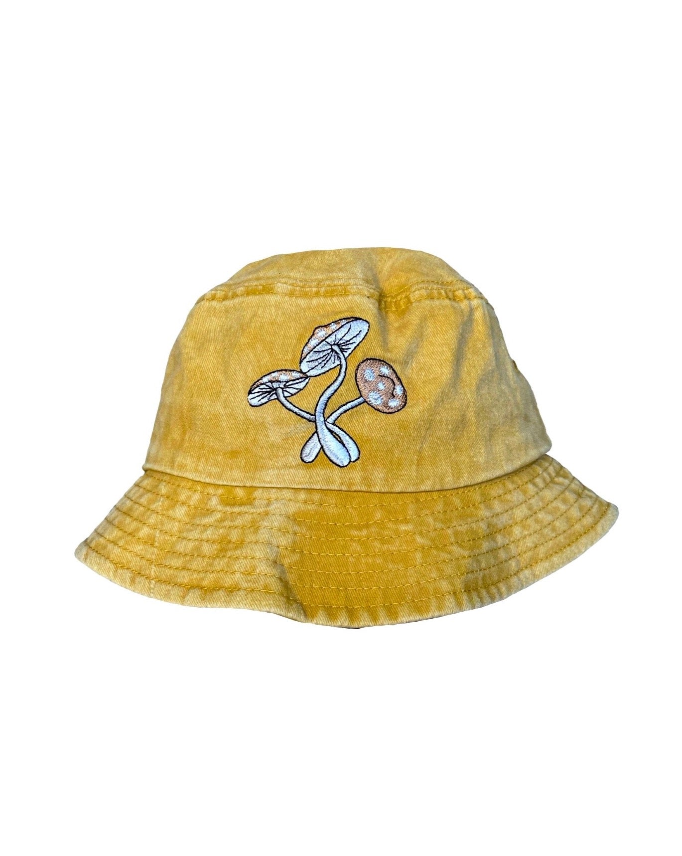 Mustard Yellow Mushroom Bucket Hat