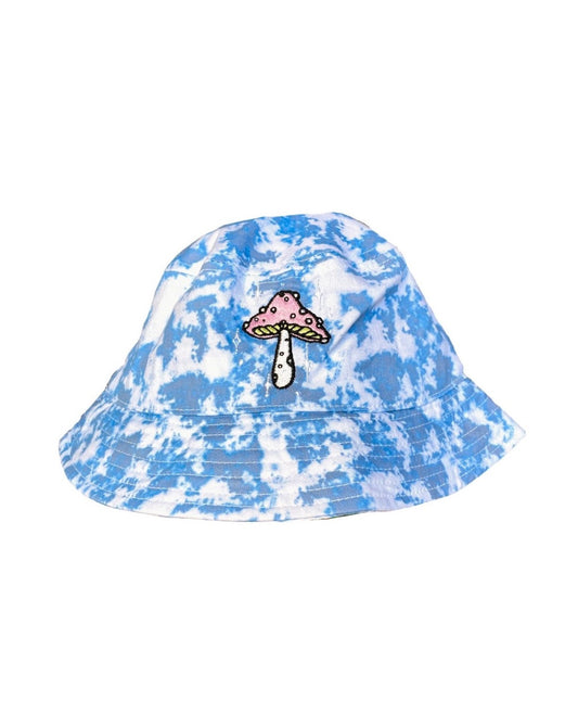 Blue Tie Dye Bucket Hat