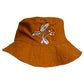 Brown Corduroy Mushroom Bucket Hat